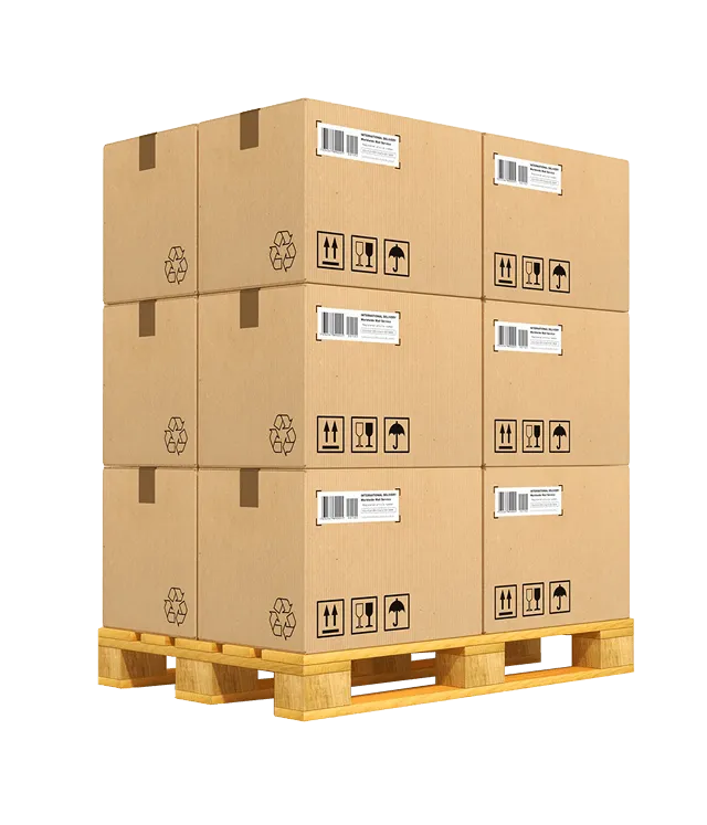 Cartoni riciclati logistica